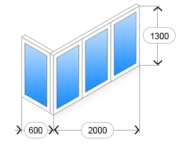 Угловой балкон