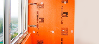 Утепление балкона Пеноплэксом