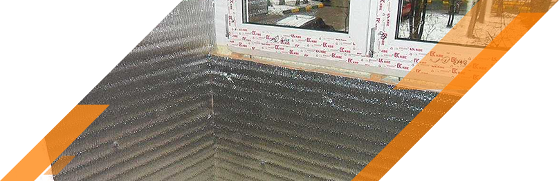 Утепление балкона пенофолом