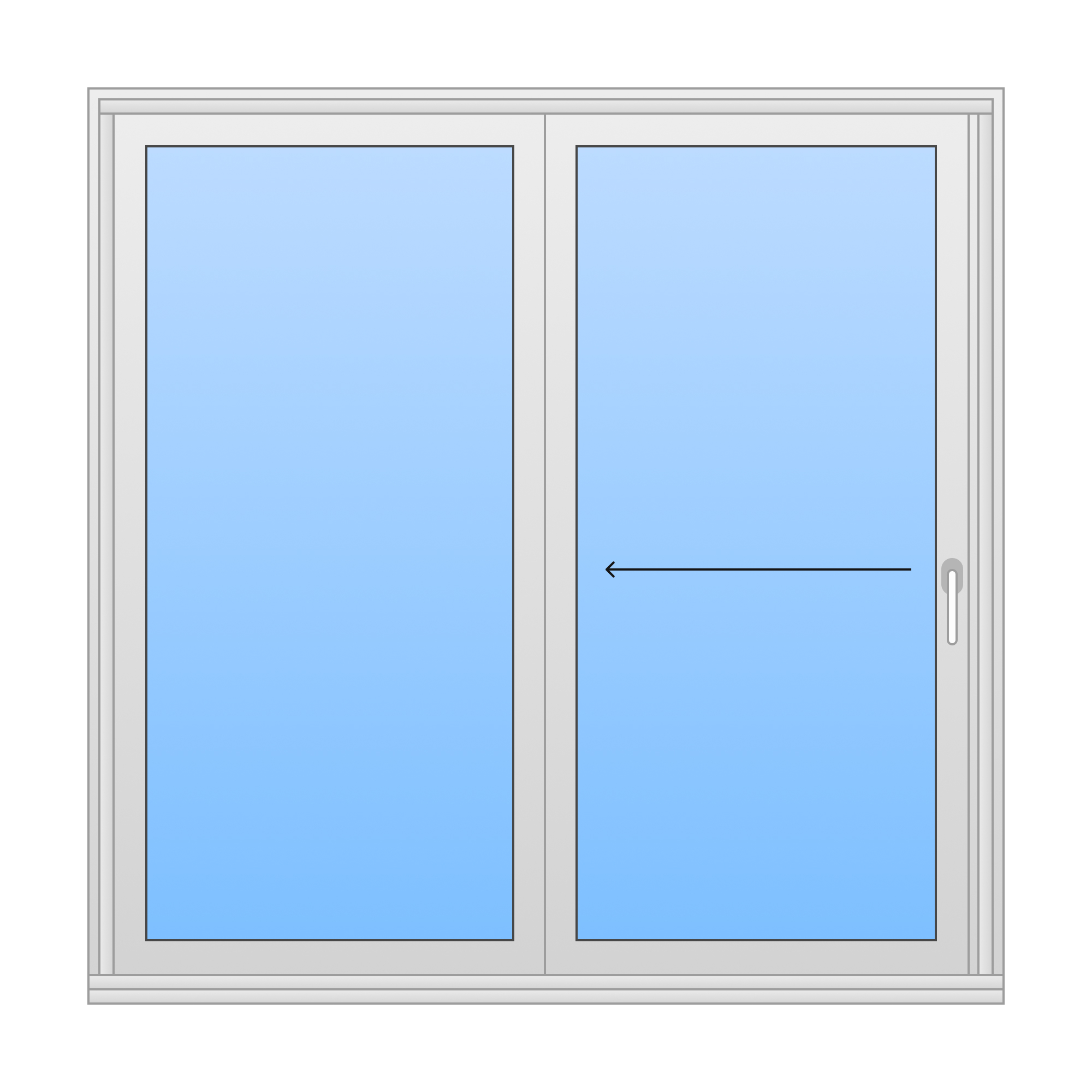 Портальная дверь хс алюминий