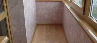 Внутренняя отделка балкона ПВХ-панелями