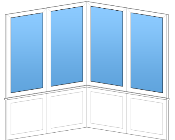 угловые окна