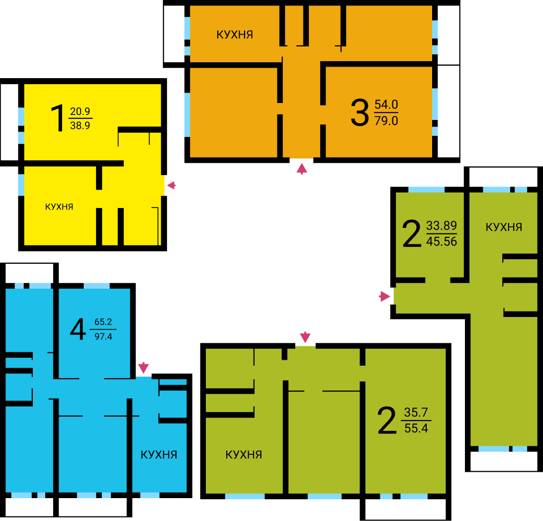 Схема дома П-46M