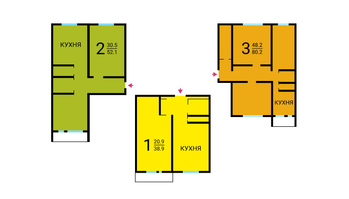 Схема дома П-46