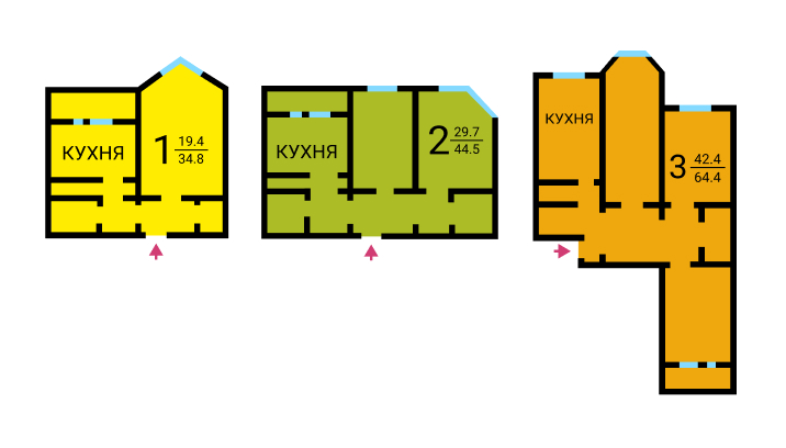 Схема дома П-44ТМ