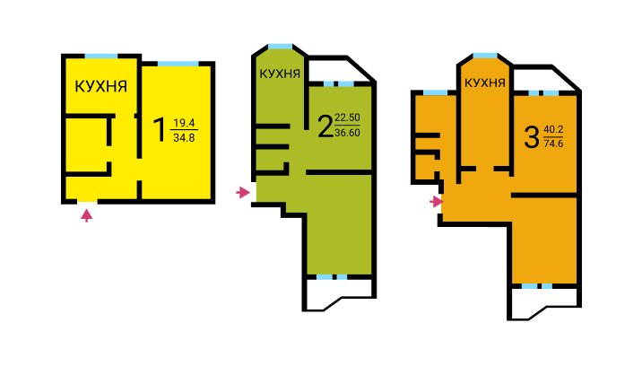 Схема дома П-44(кр)