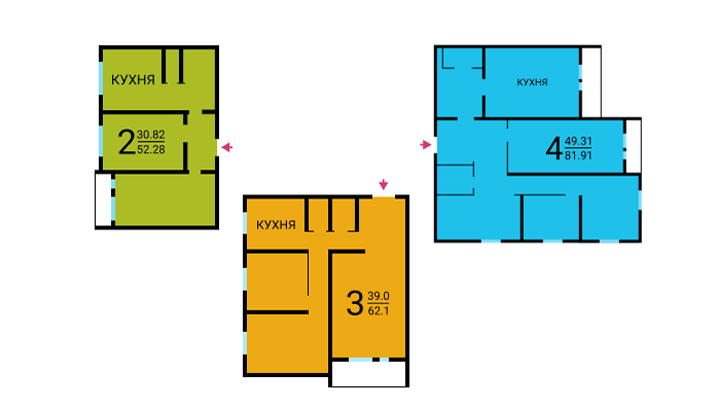 Схема дома П-42