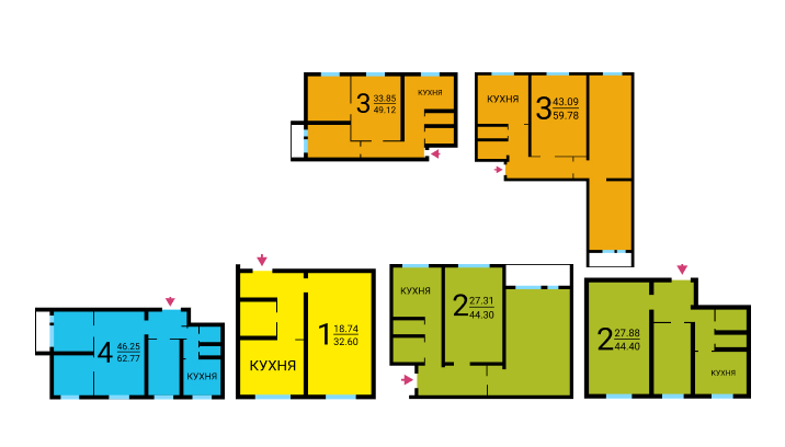 Схема дома II-49-П-49