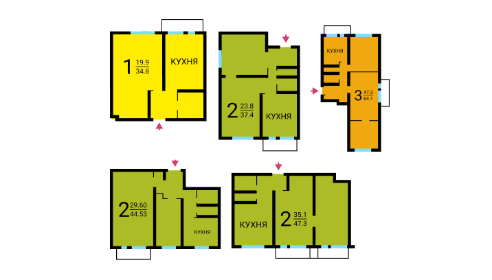Схема дома II-18