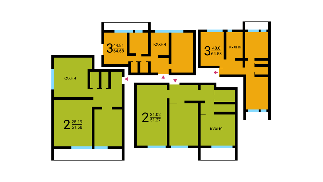 Схема дома И-491А