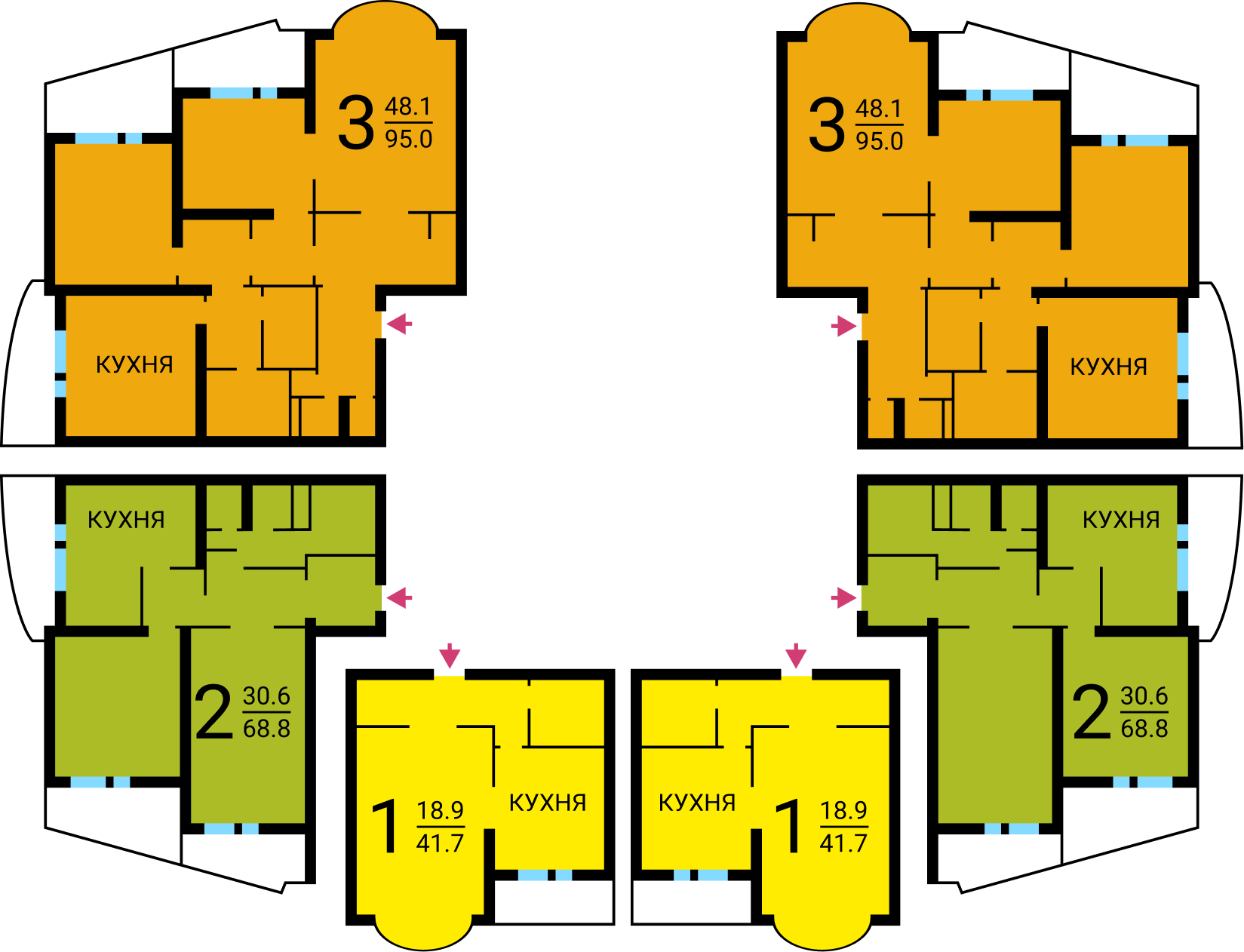 Схема дома И-155Б