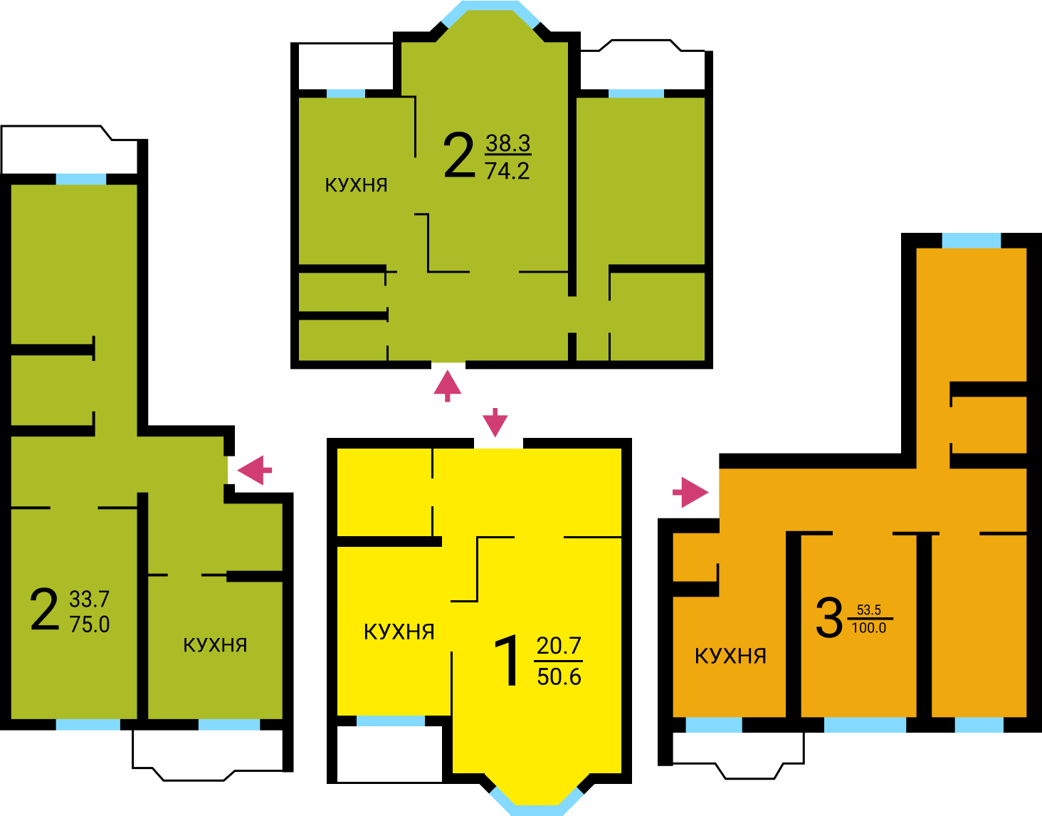 Схема дома И-155