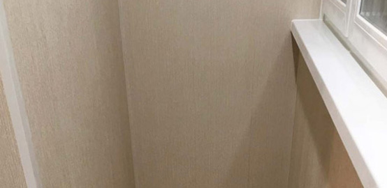 Внутренняя отделка балкона ПВХ-панелями