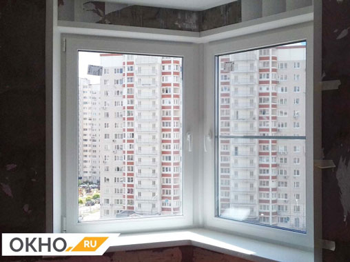 пластиковое окно в однокомнатной квартире