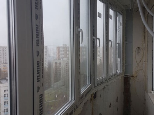 теплое остекление полукруглой лоджии