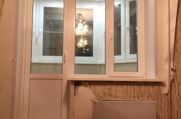 Установка окна и балконных блоков