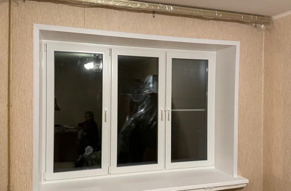 Замена старых окон на новые с установкой подоконников